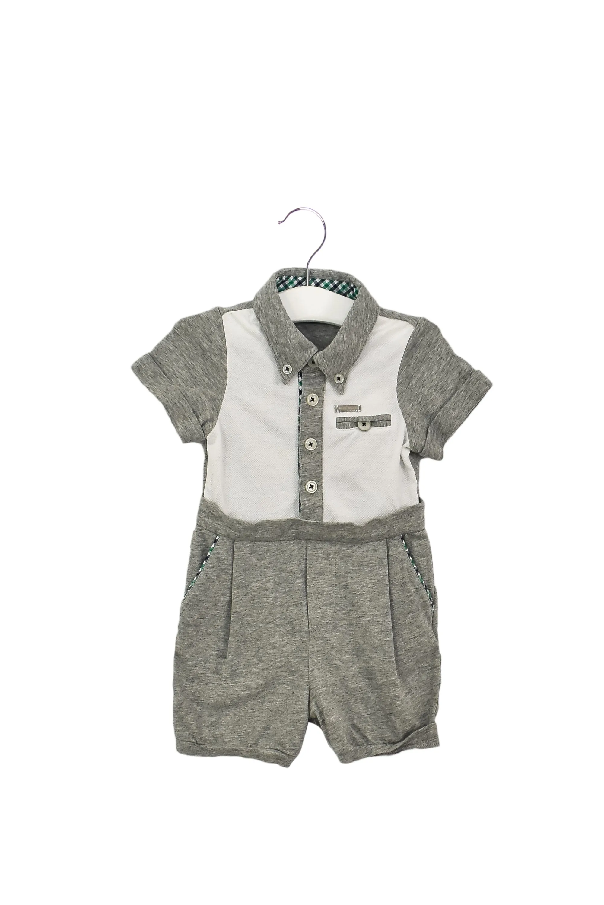 10034028 Nicholas & Bears Baby~Romper 6M