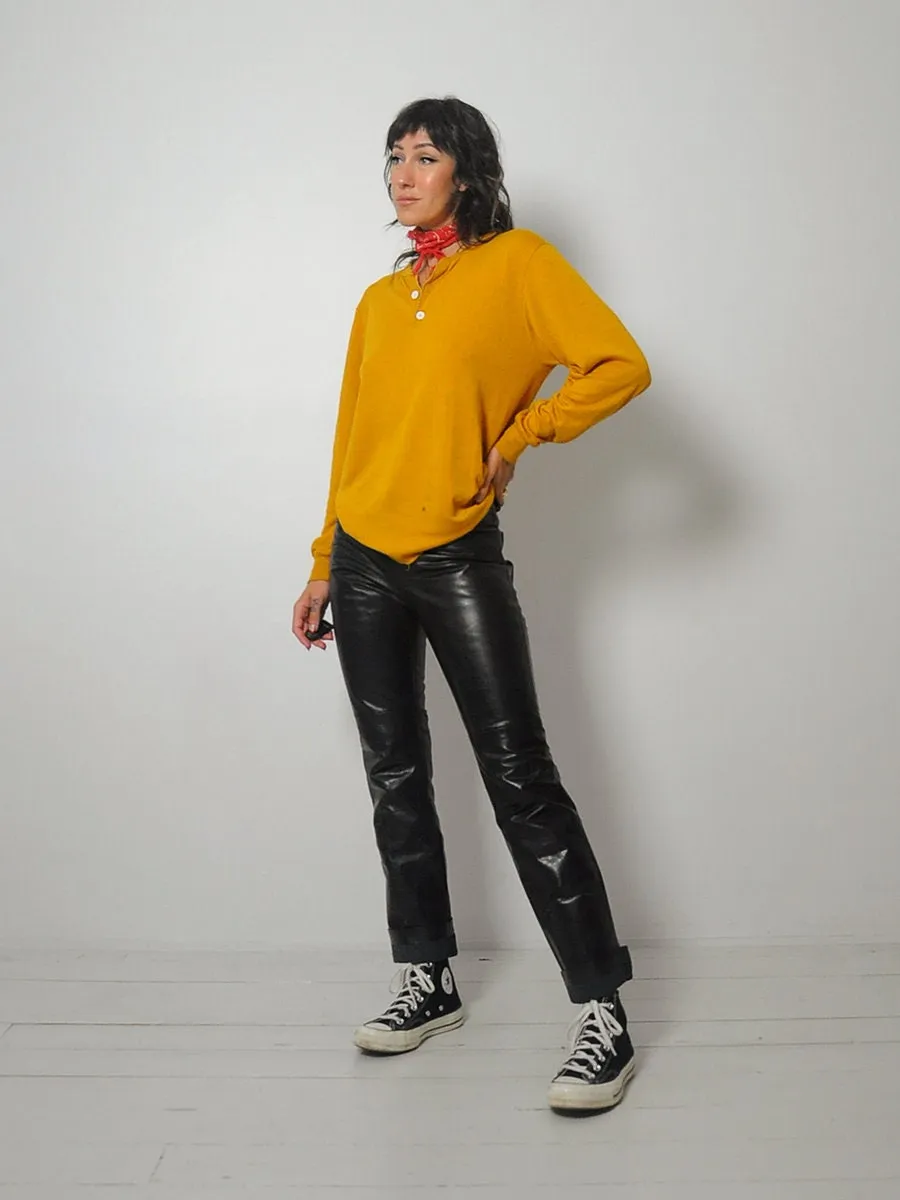 1970's Soft Butterscotch Ski Thermal