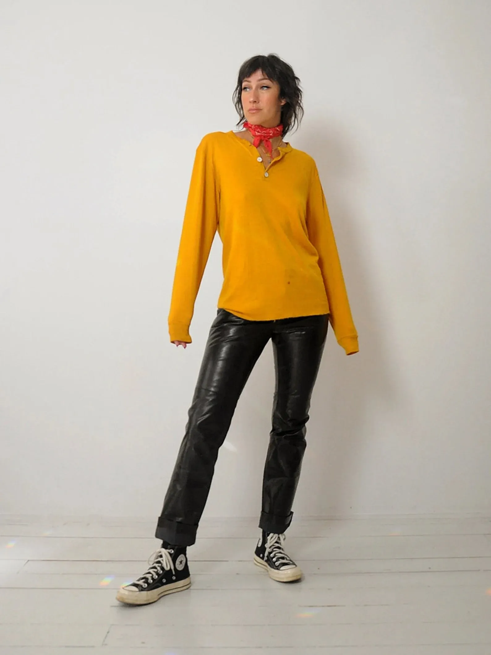 1970's Soft Butterscotch Ski Thermal