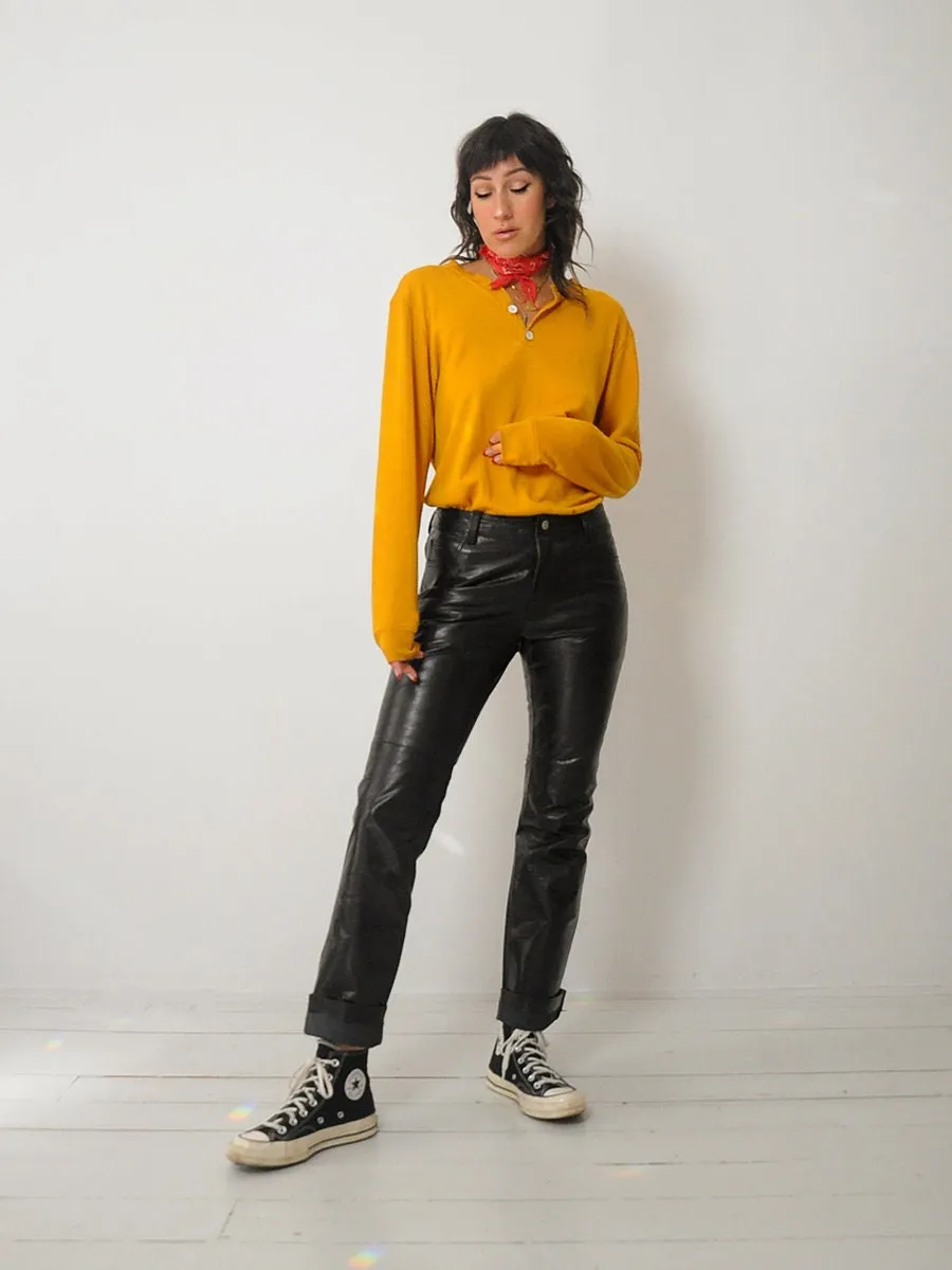 1970's Soft Butterscotch Ski Thermal