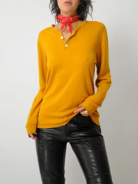 1970's Soft Butterscotch Ski Thermal