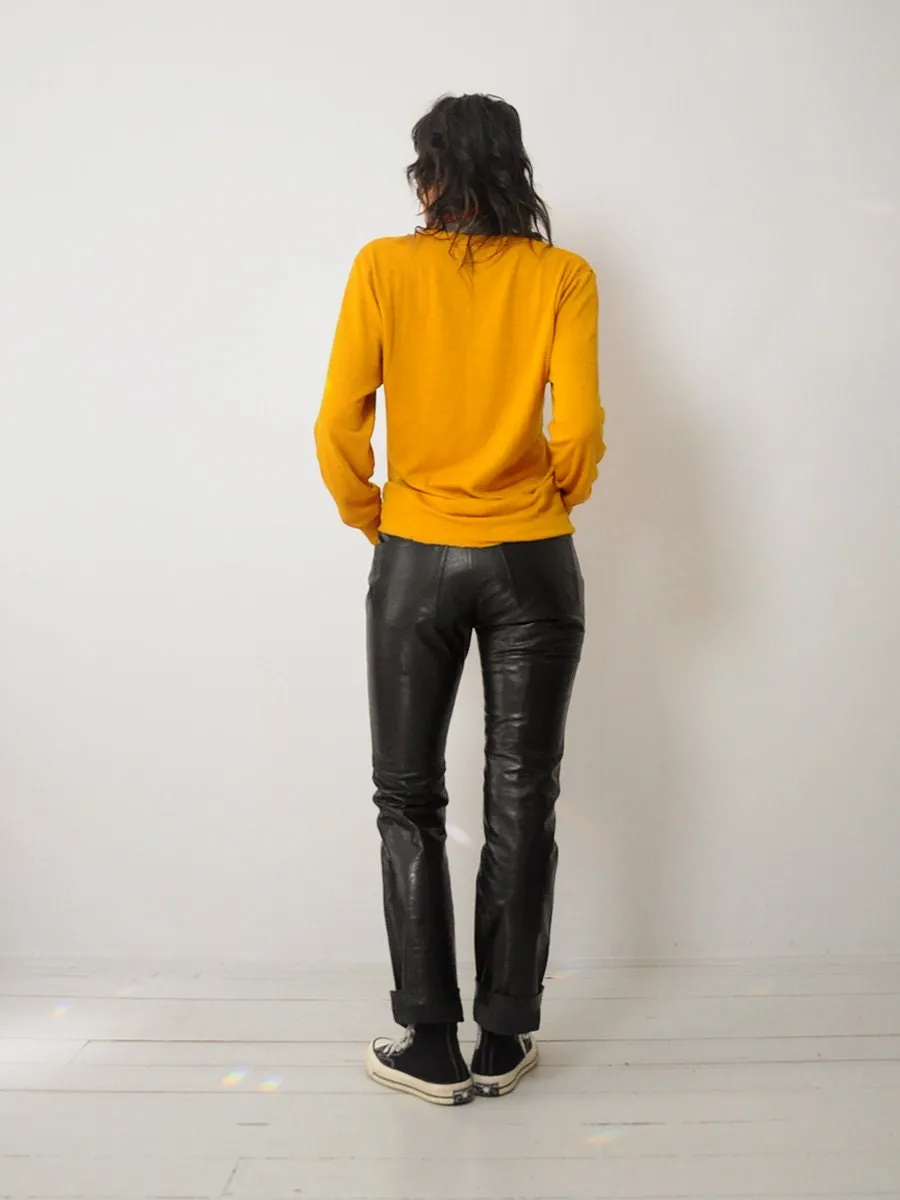 1970's Soft Butterscotch Ski Thermal