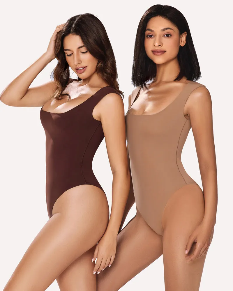 2Pack Double Lined Bodysuit Shapewear