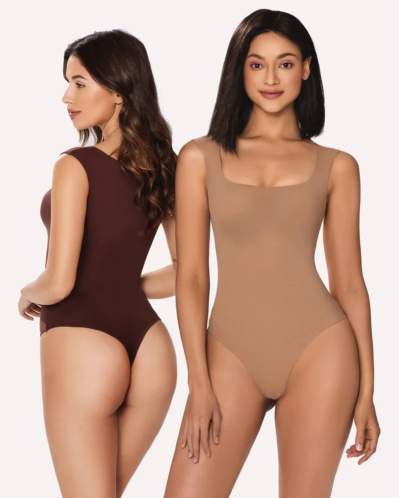 2Pack Double Lined Bodysuit Shapewear