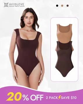 2Pack Double Lined Bodysuit Shapewear