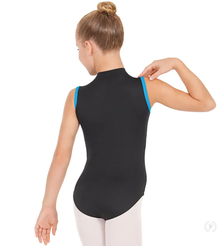 44518C Child Zipper Front Trim Leotard