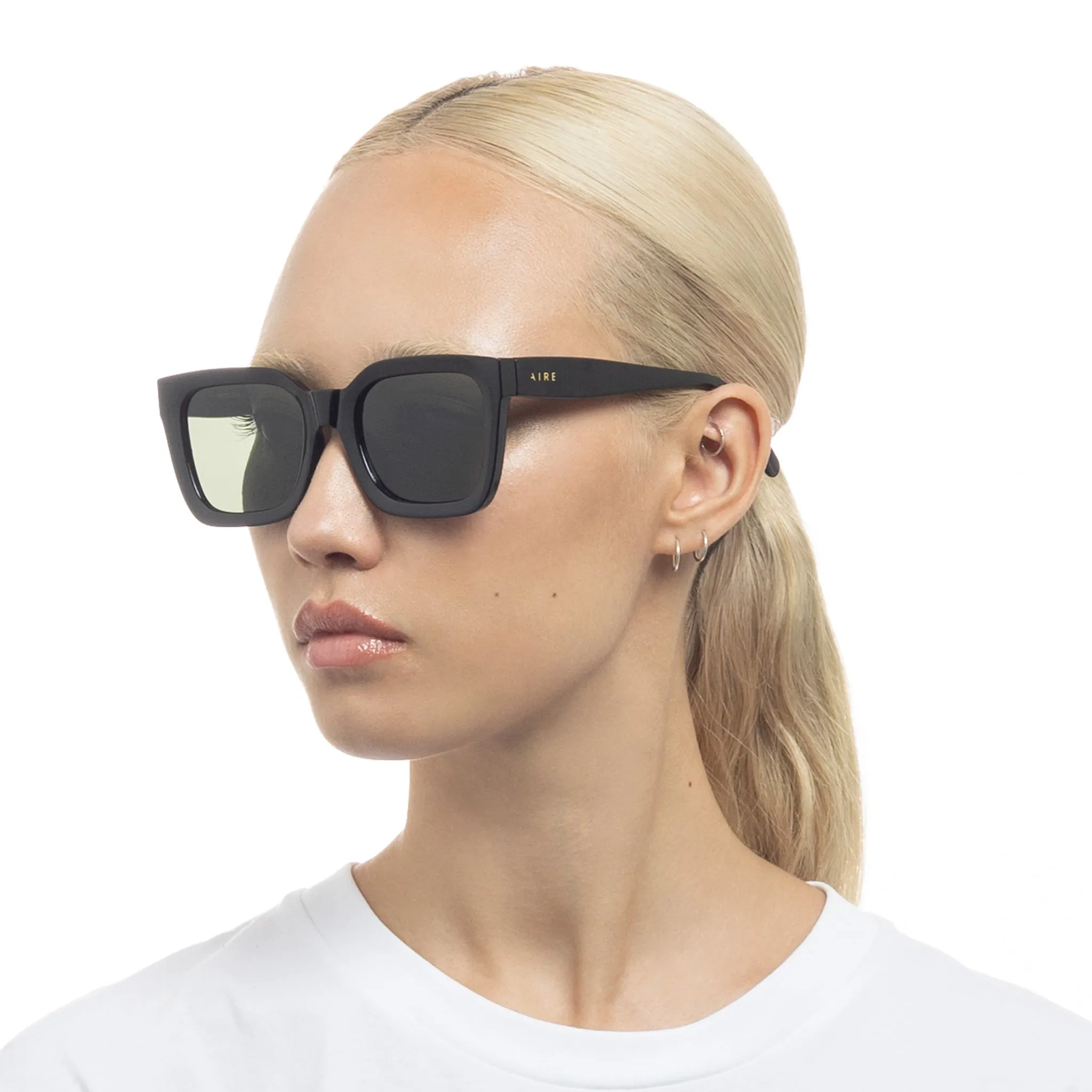 Aire Abstraction Sunglasses Black