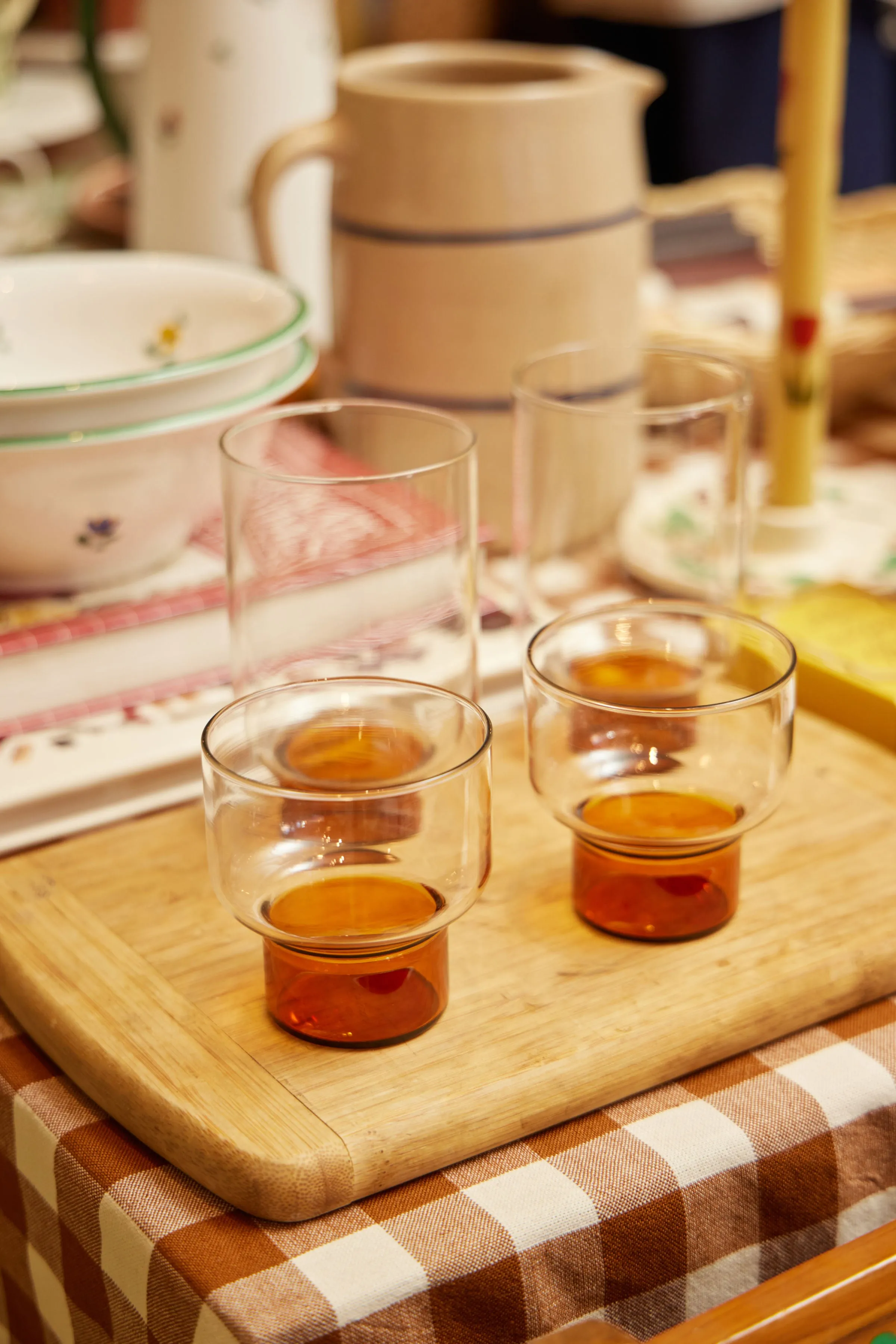 Aita Amber Base Short Glasses