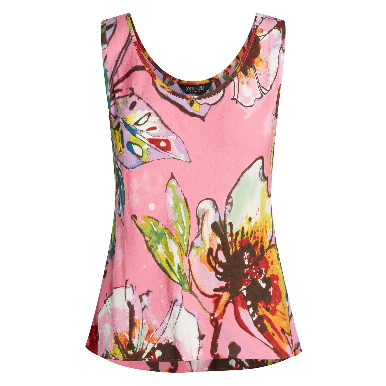 'Akala (Pink) Print Tank - Marseille