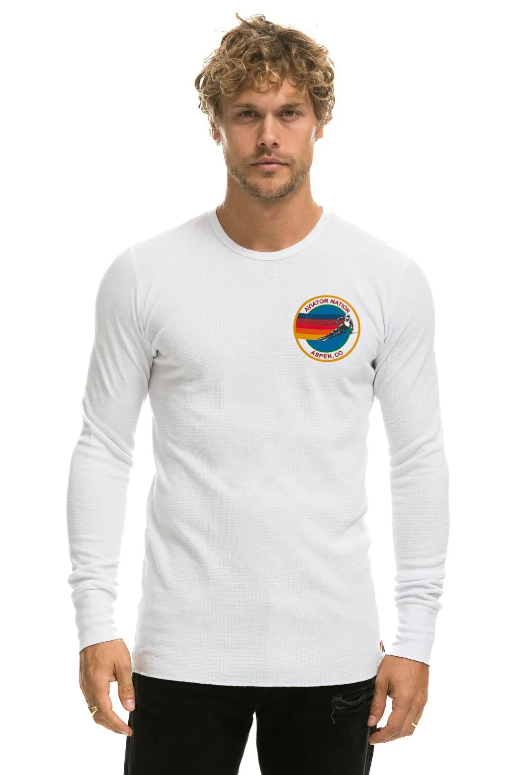 AVIATOR NATION ASPEN THERMAL - WHITE