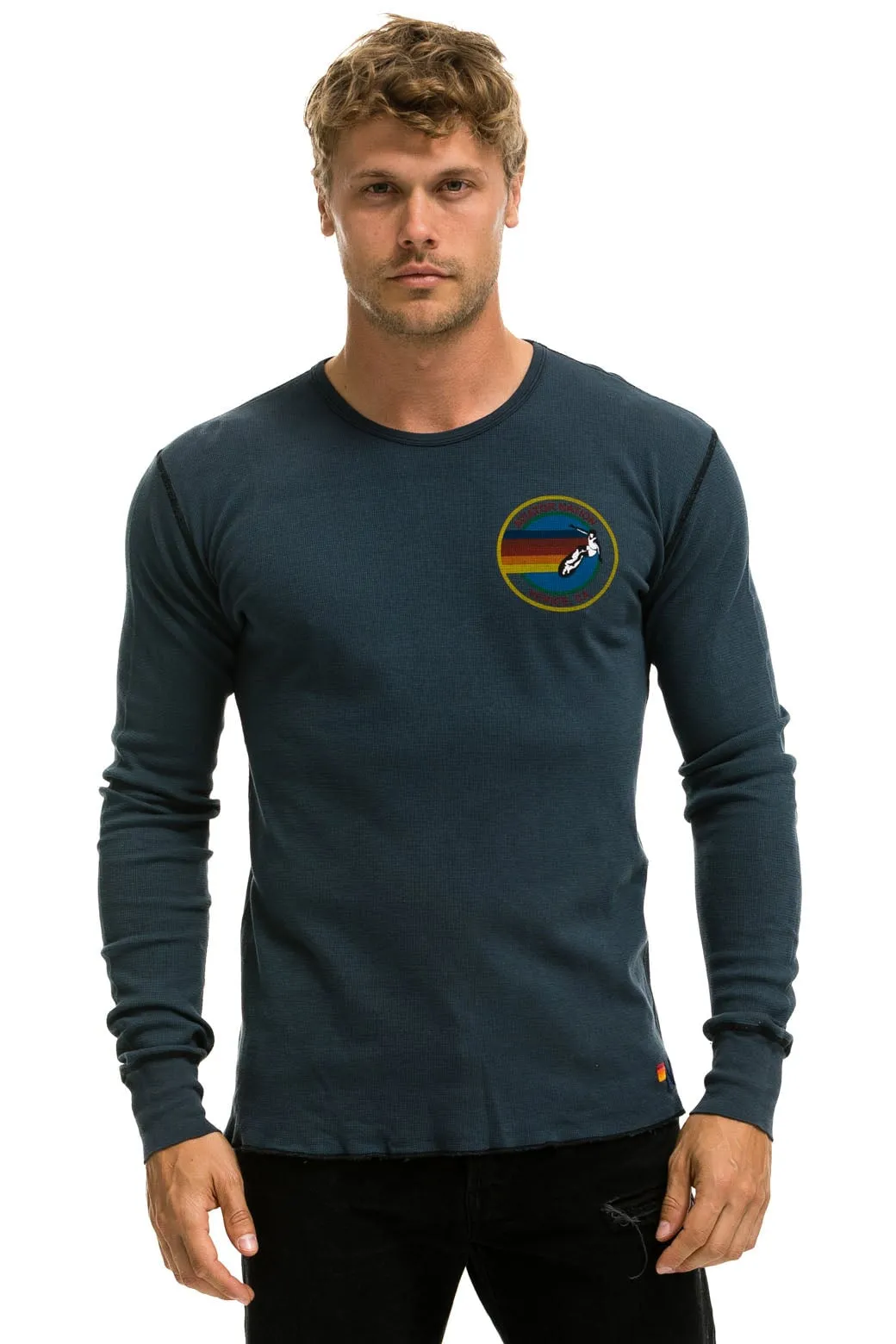 AVIATOR NATION VENICE THERMAL - CHARCOAL