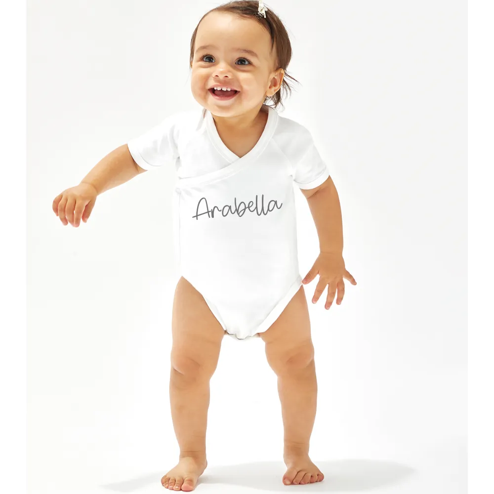 Baby Kimono Personalised Bodysuit