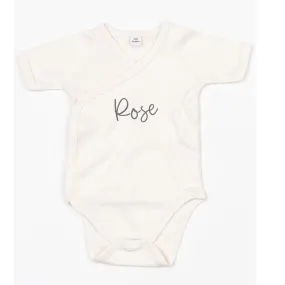 Baby Kimono Personalised Bodysuit