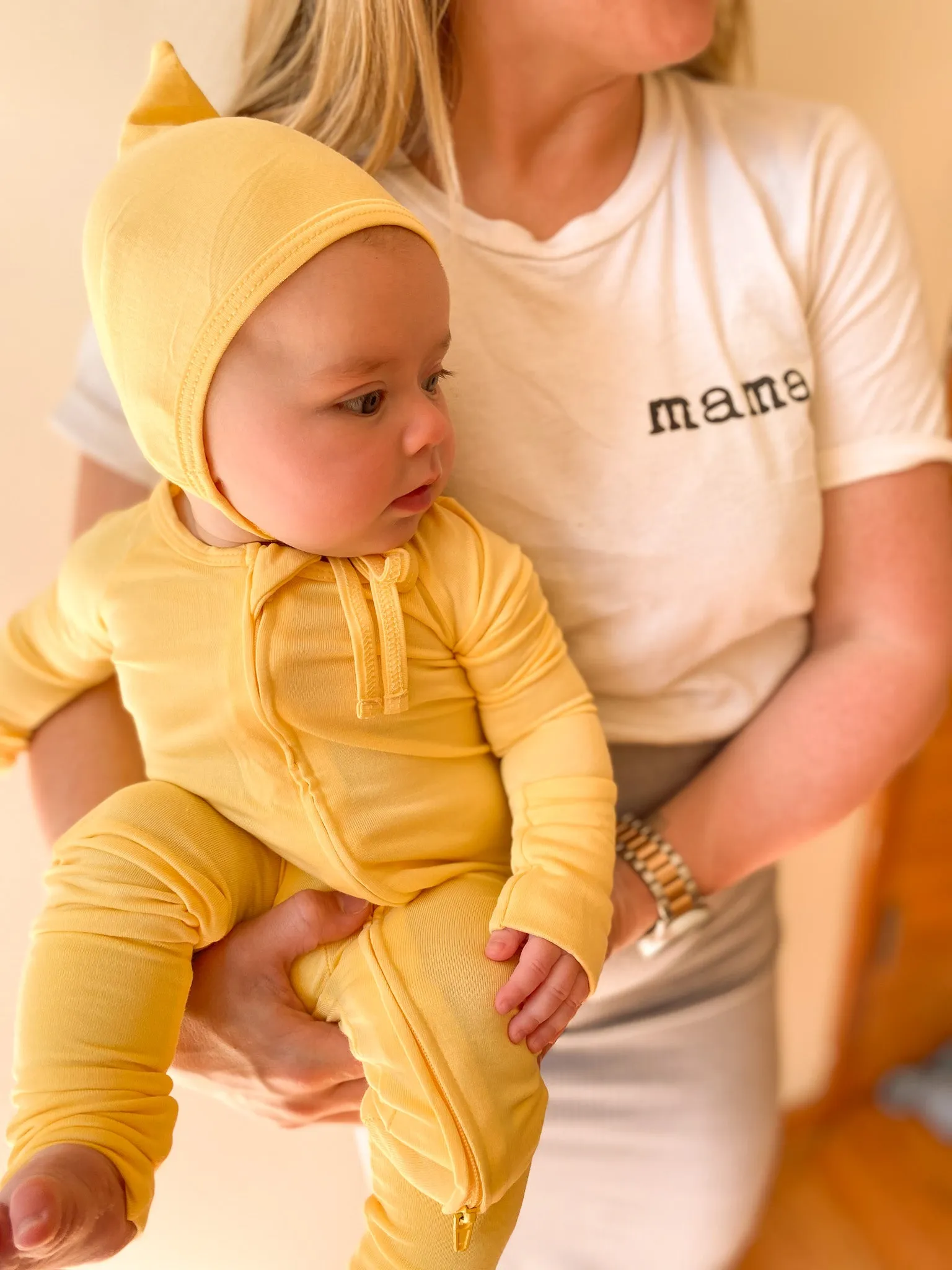 Bamboo Pixie Bonnet - Lemon