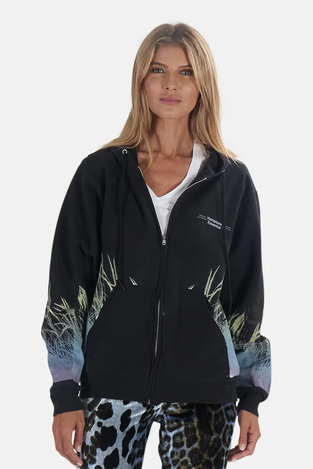 Beach Gradient Hamptons Hoodie Black