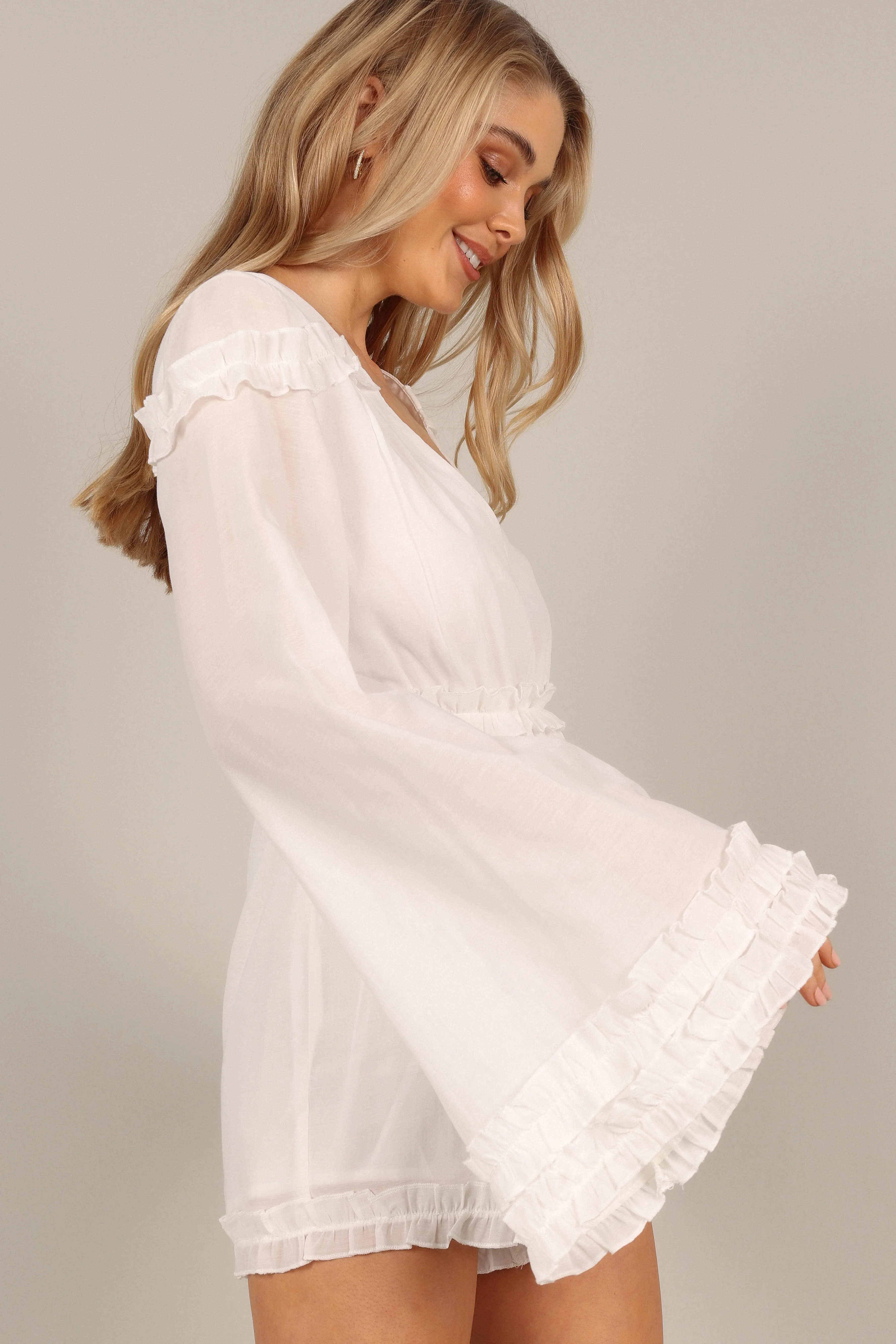 Bettina Romper - White