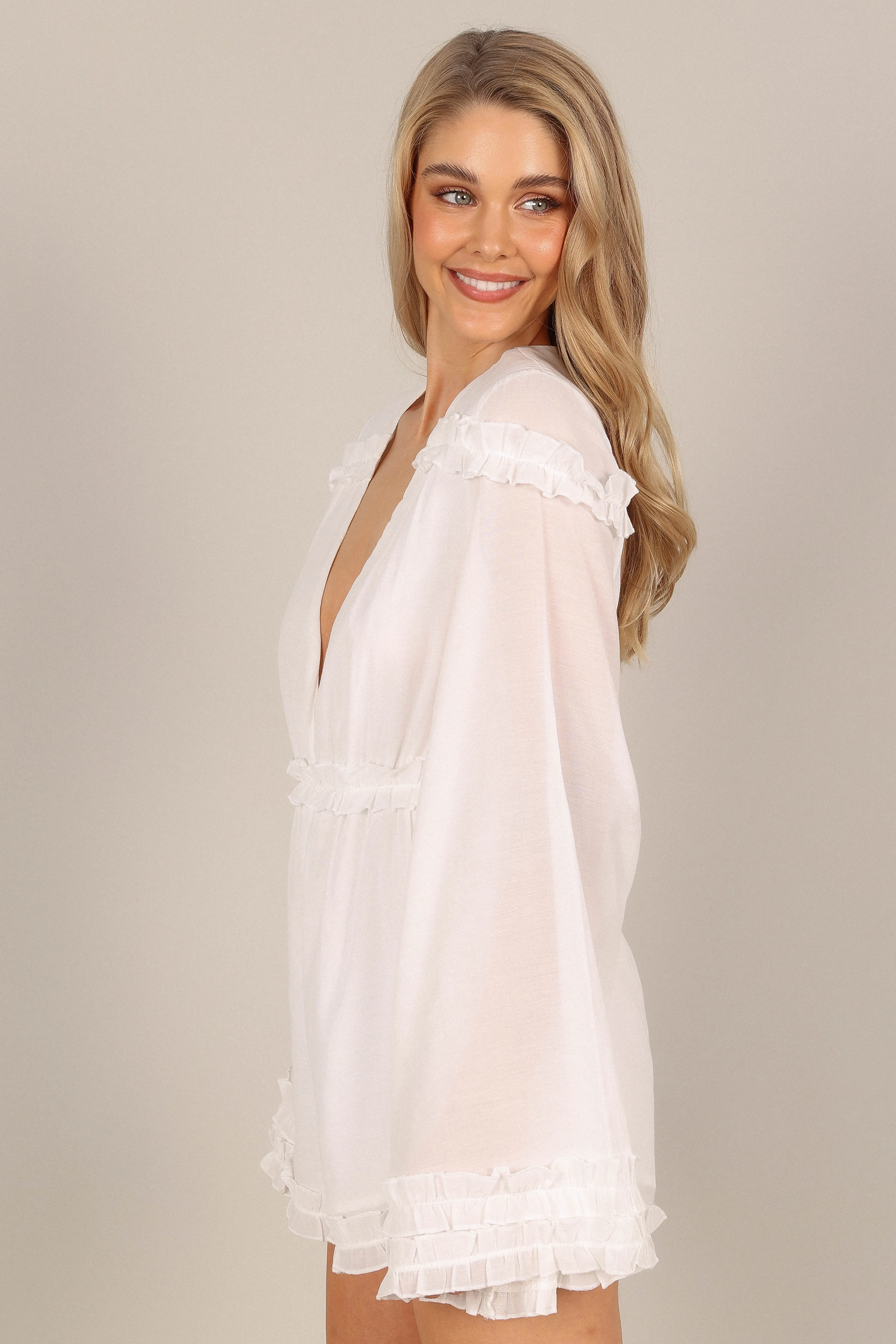 Bettina Romper - White