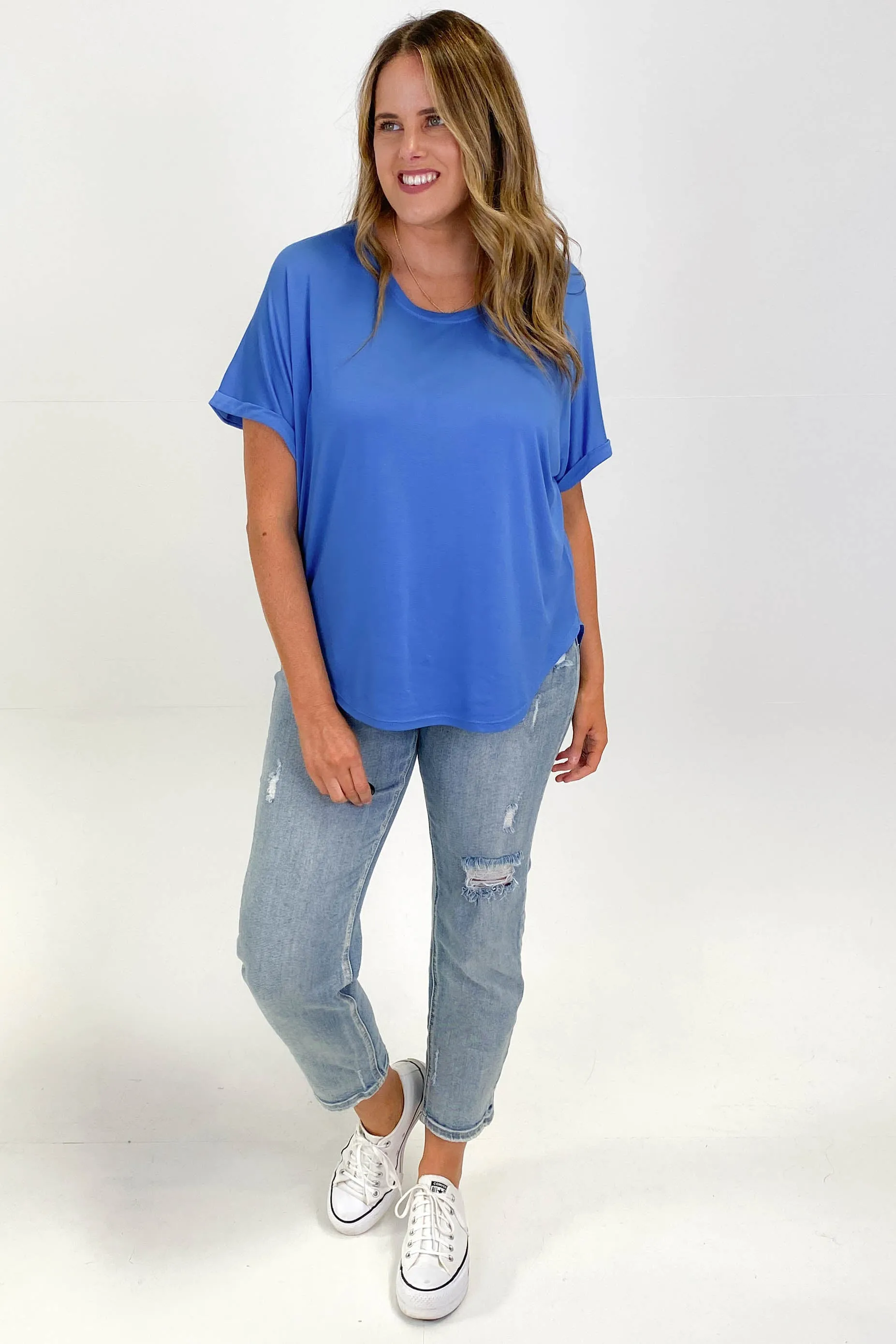 Betty Basics Janina Tee Deep Blue