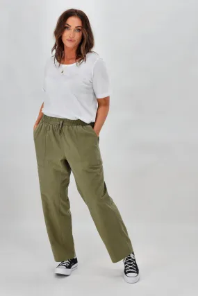 Betty Basics Santa Monica Pant Khaki