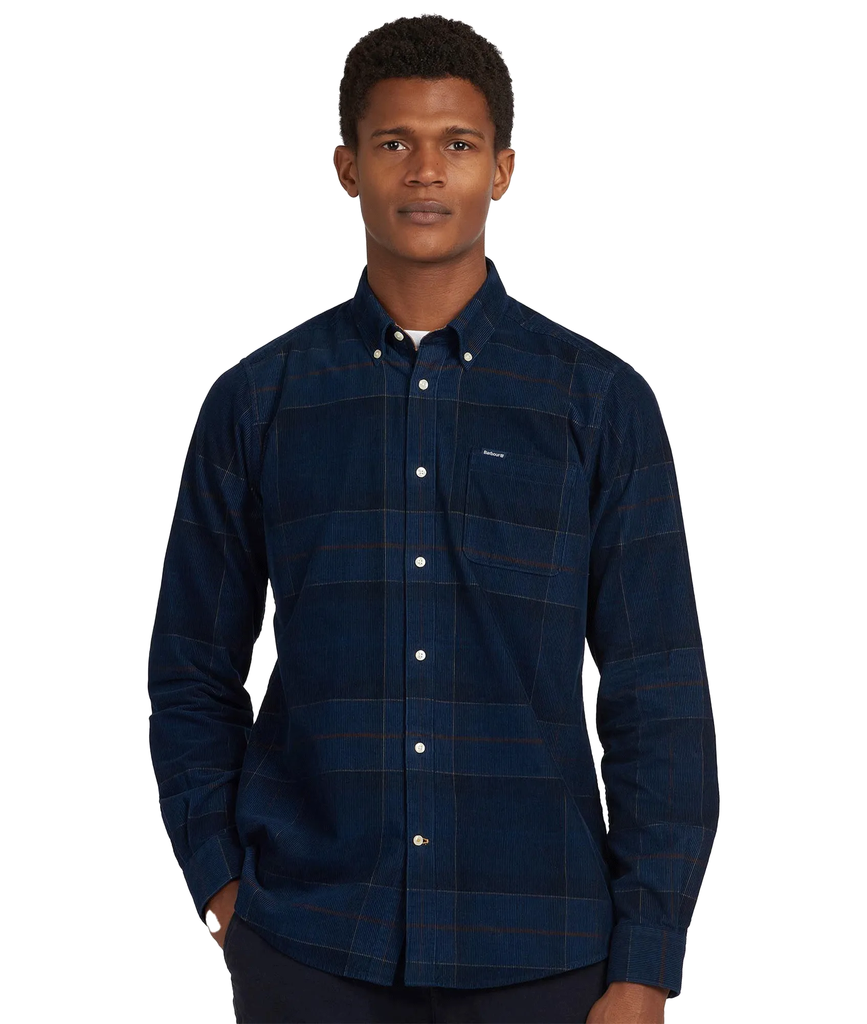 Blair Tailored Fit Shirt Midnight Tartan - Multi