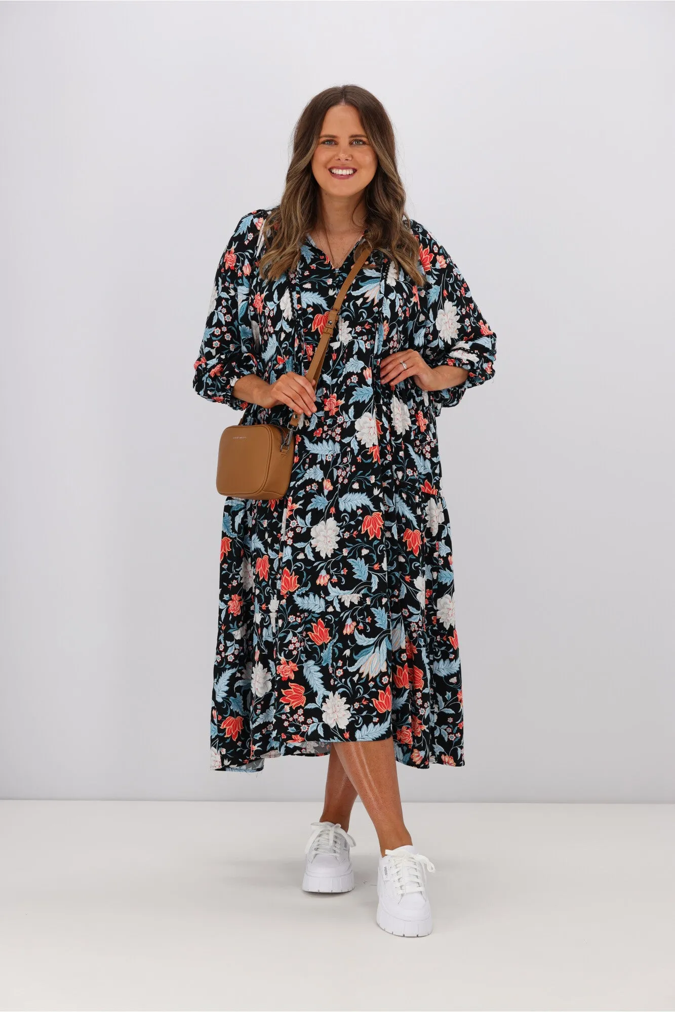 Boho Australia Lindsay Dress Multi Floral