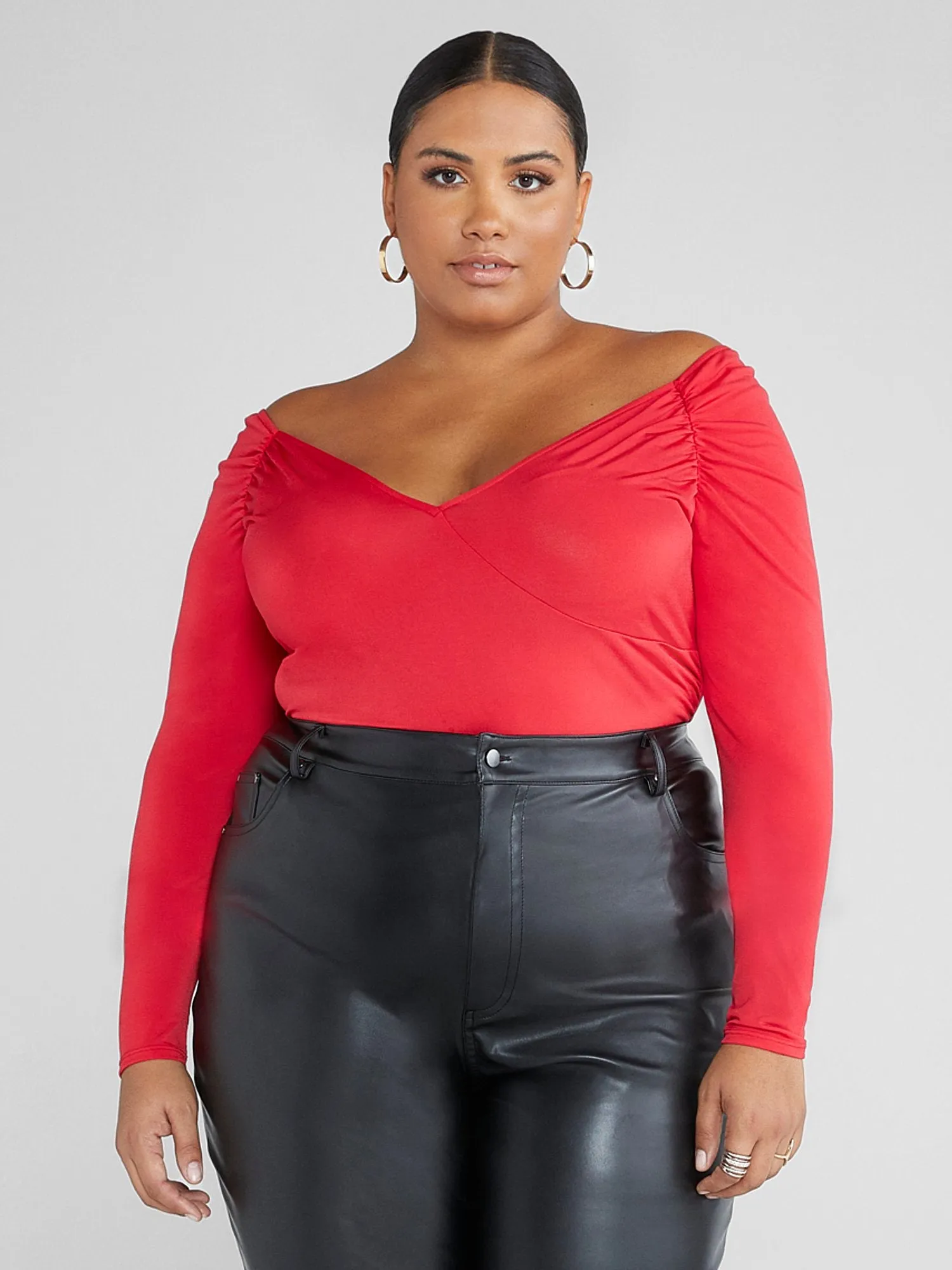 Carolina Off-The-Shoulder Ruched Top