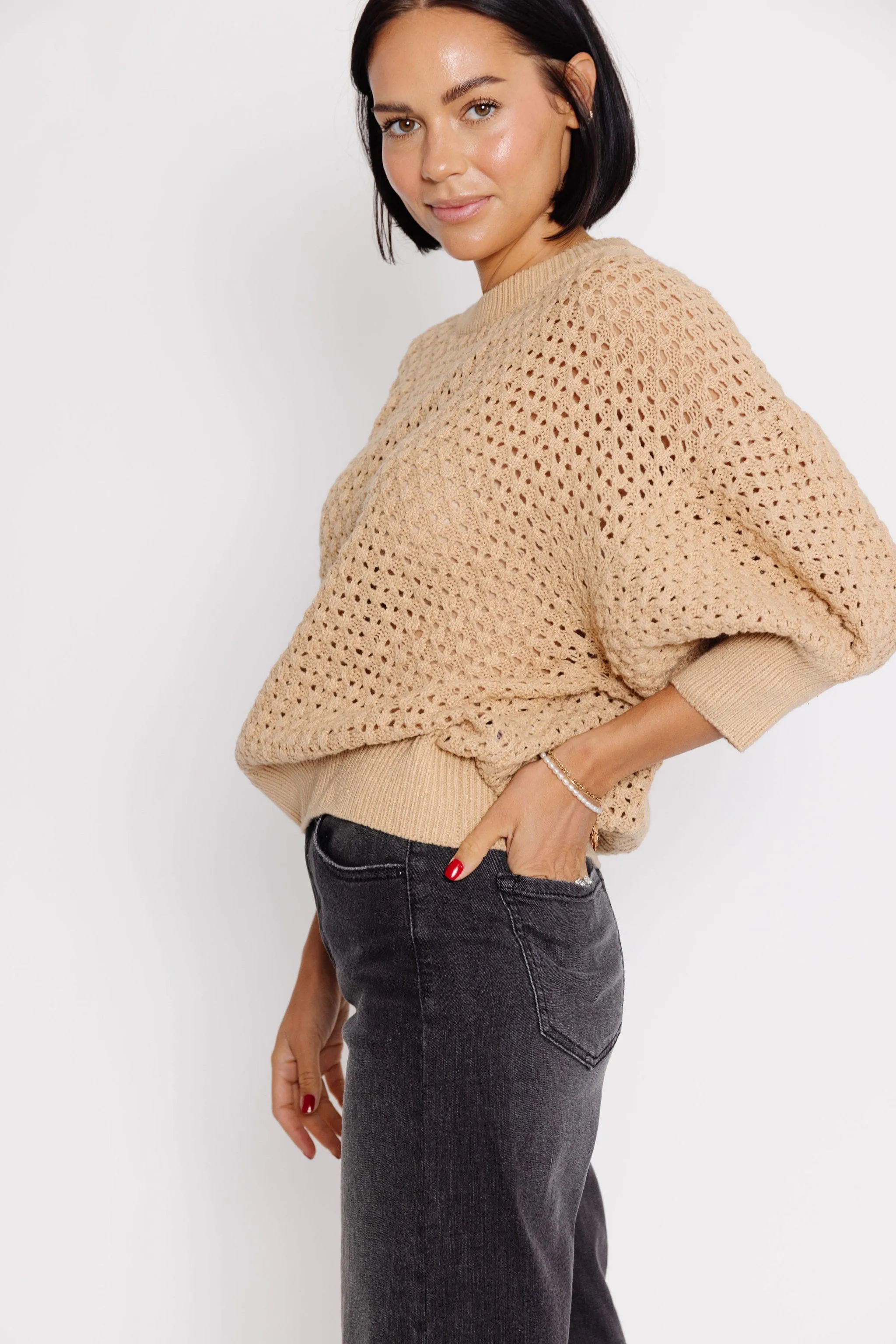 Chamomile Sweater in Taupe