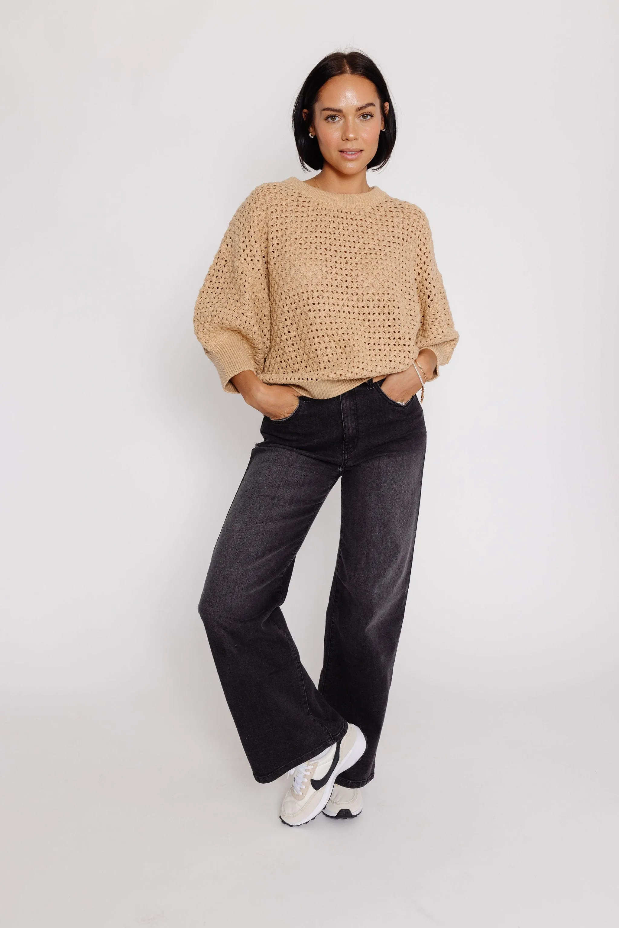 Chamomile Sweater in Taupe