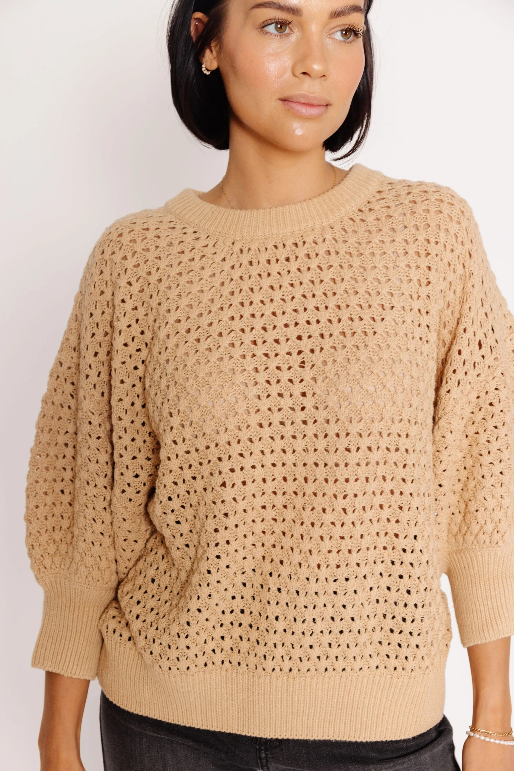 Chamomile Sweater in Taupe