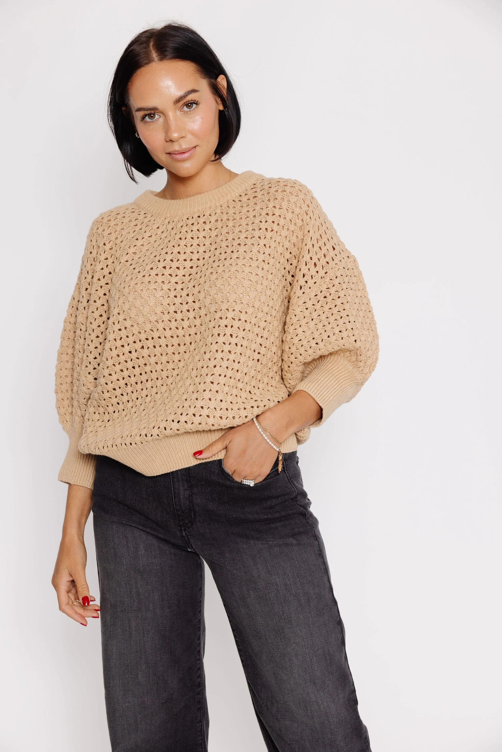 Chamomile Sweater in Taupe