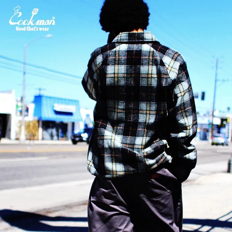 Cookman Delivery Jacket - Woolmix Tartan : Canadian Black