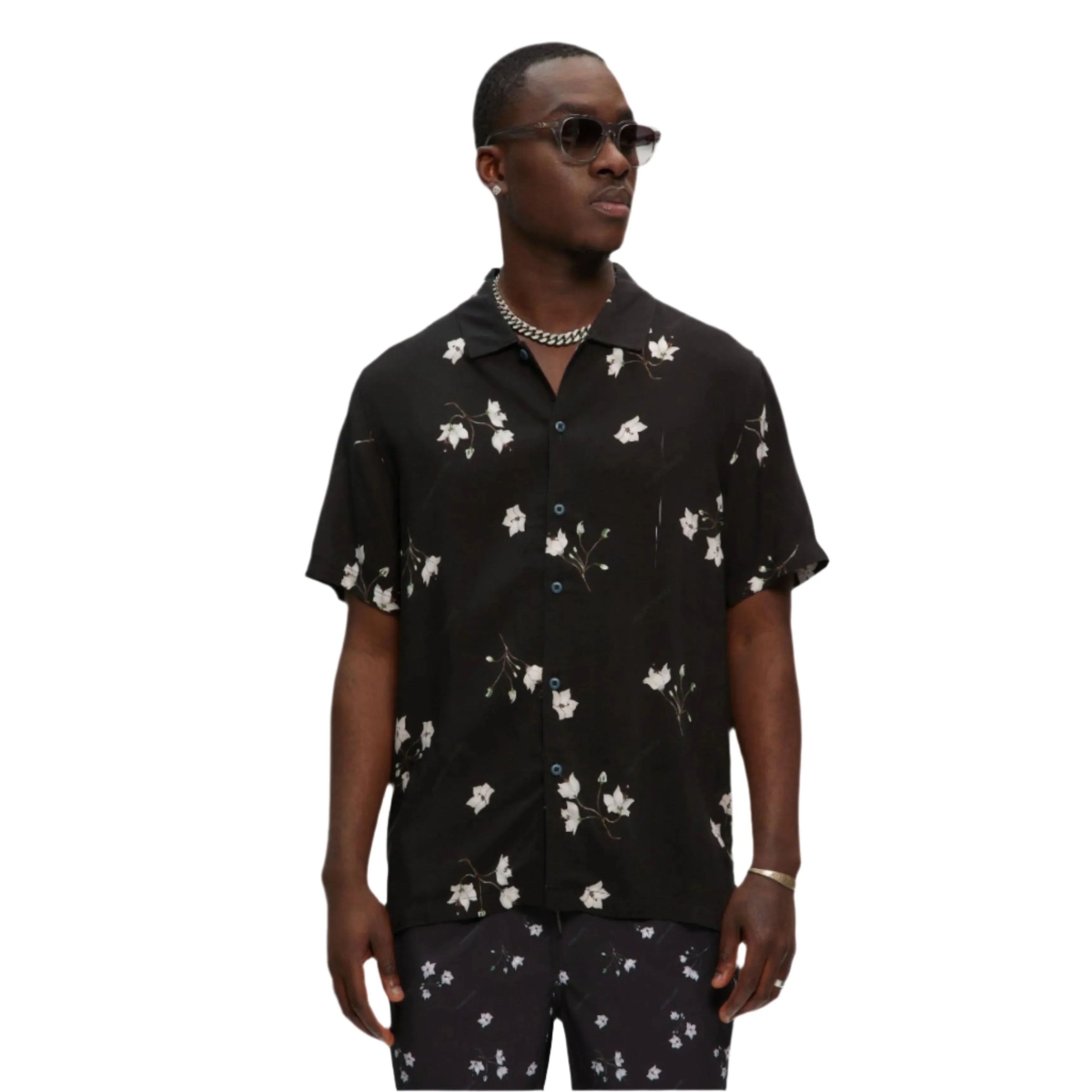 Ditsy Flower Beach Shirt 2.0