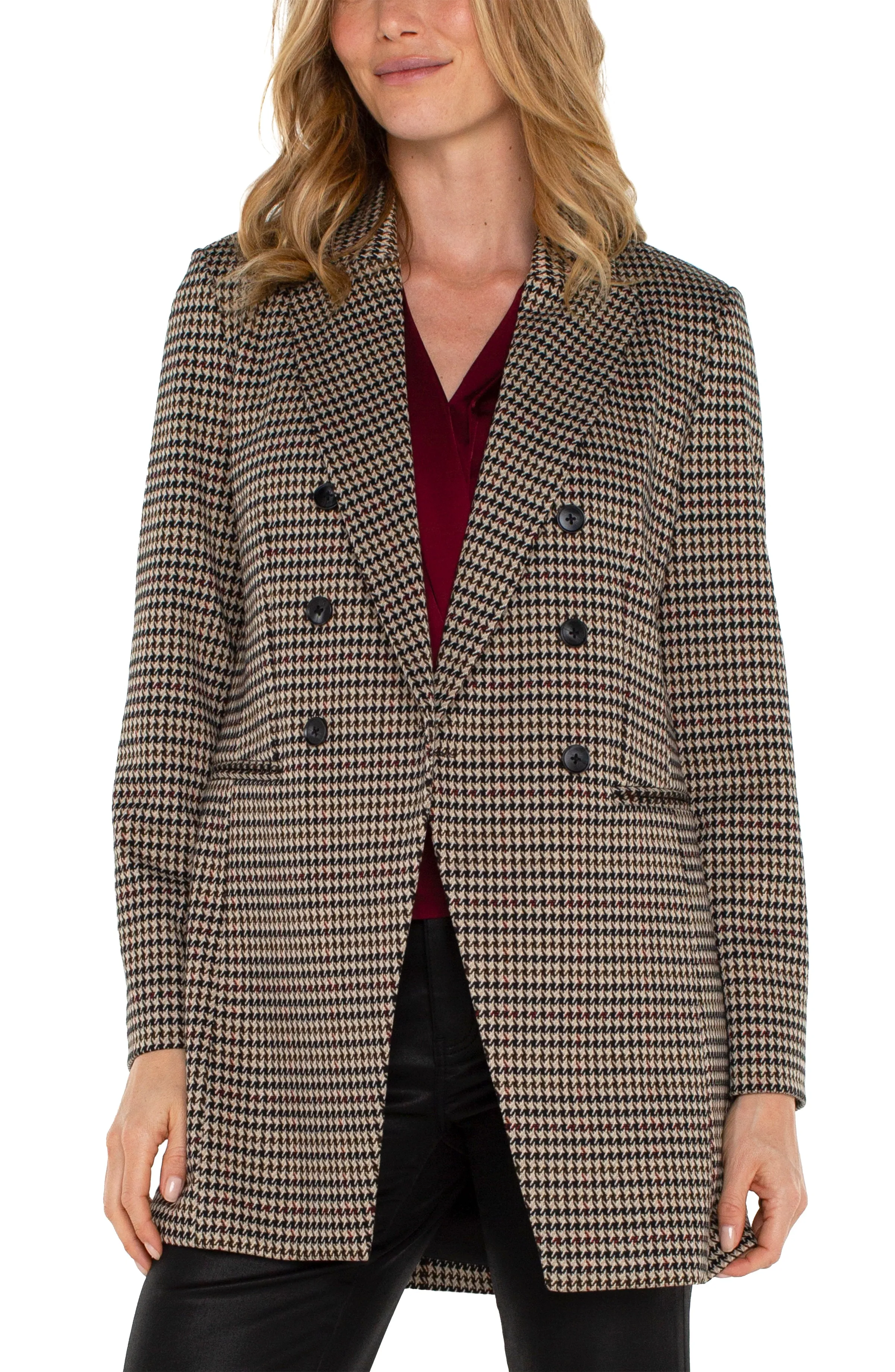 DOUBLE BREASTED LONGLINE BLAZER