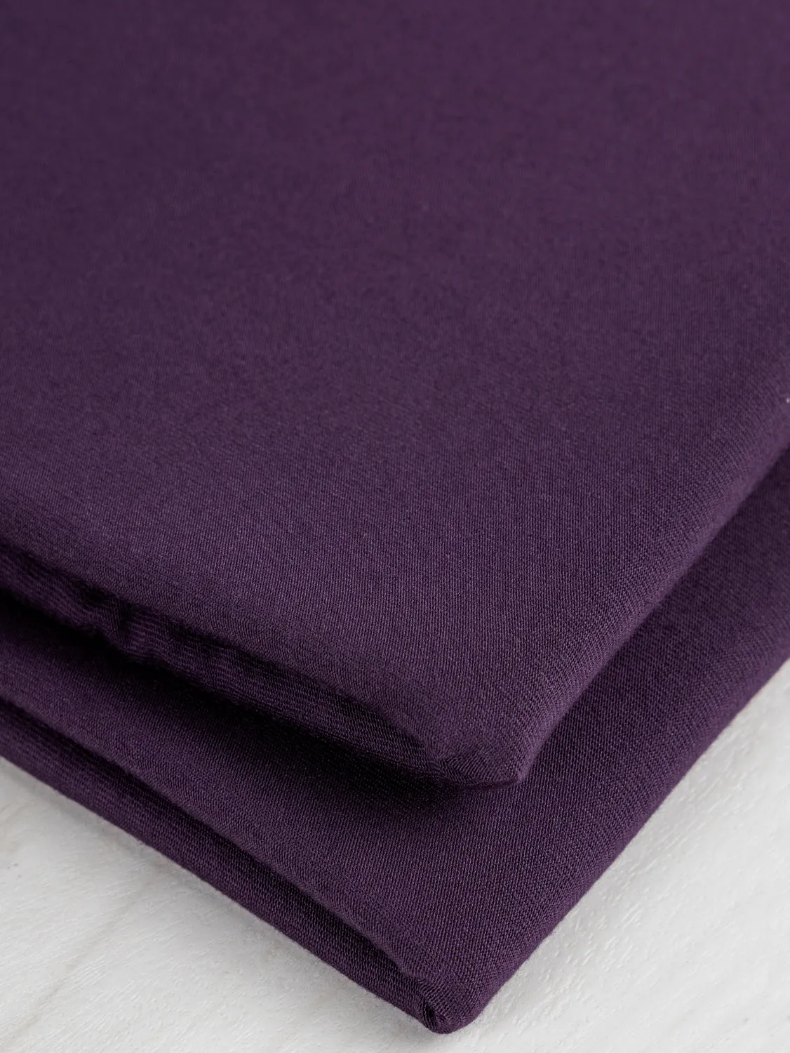 Drapey Tencel Modal Stretch Jersey Knit - Plum