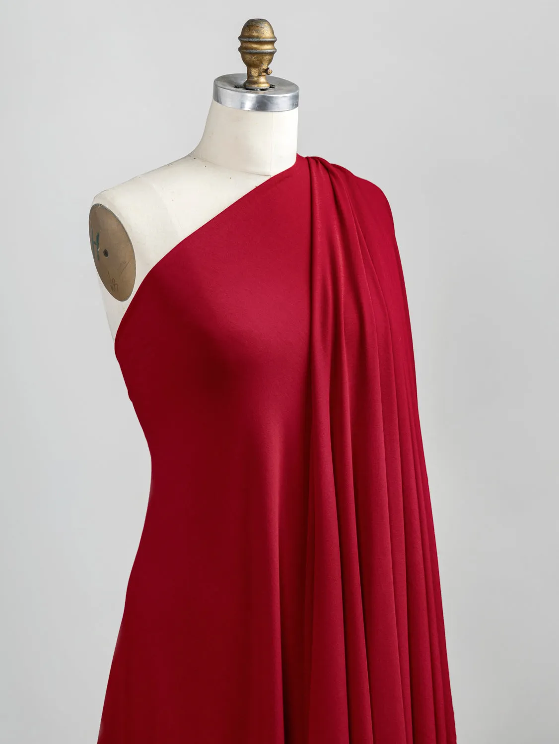 Drapey Tencel Modal Stretch Jersey Knit - Red