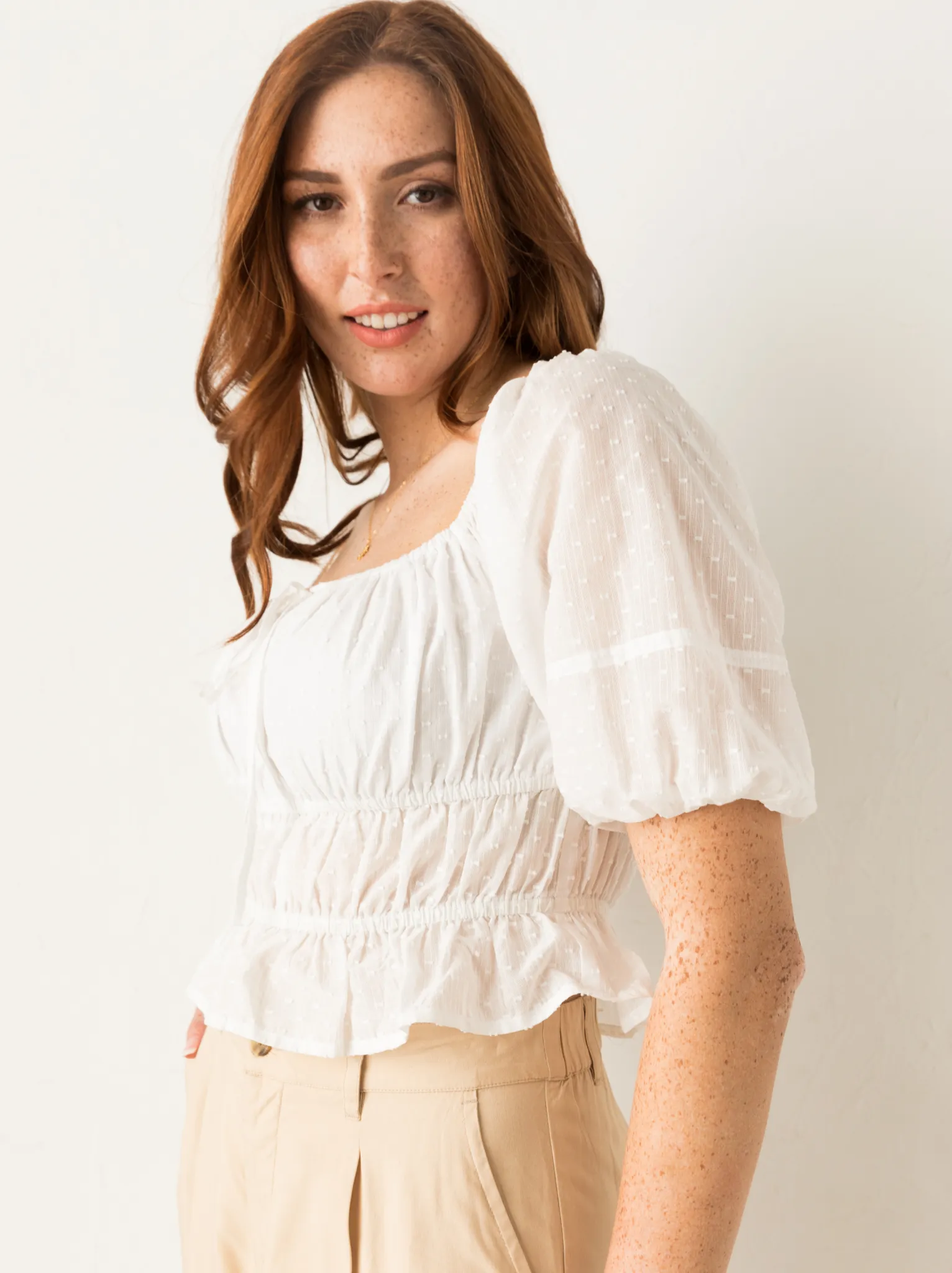 Drew Smocked Blouse