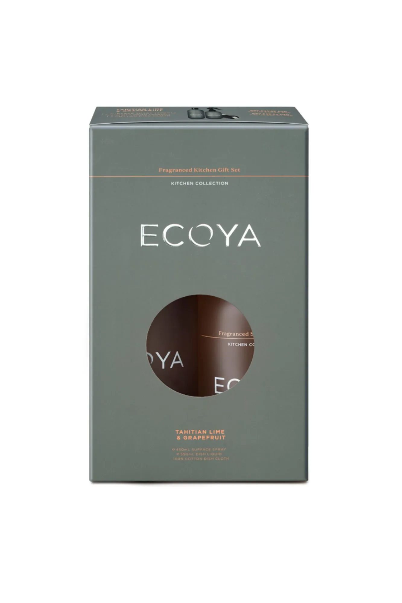 Ecoya Kitchen Gift Set Tahitian Lime and Grapefruit