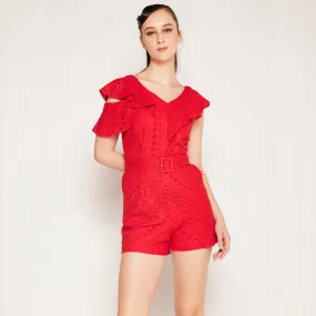 Eyelet Romper