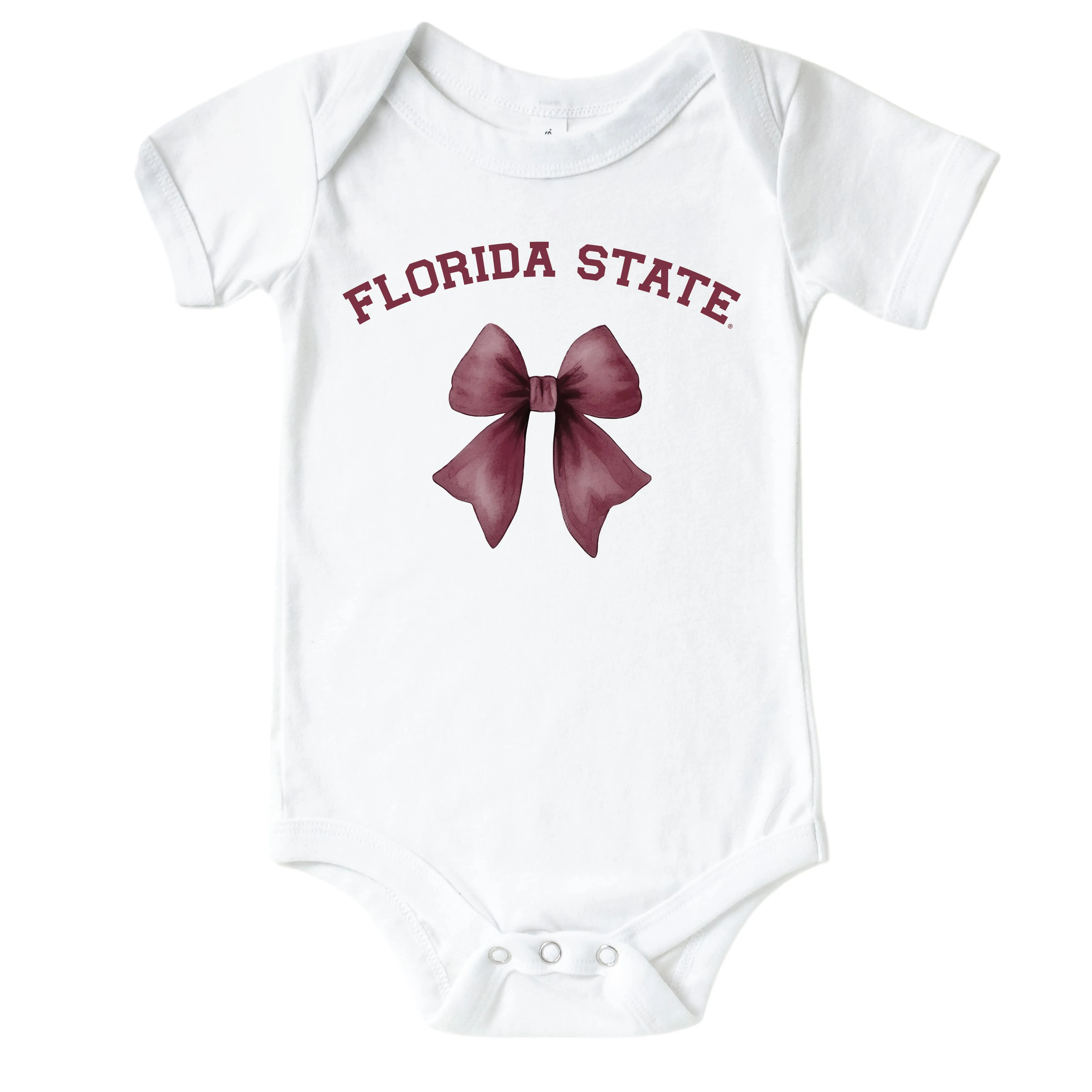 Florida State University | Footballs & Bows Graphic Bodysuit