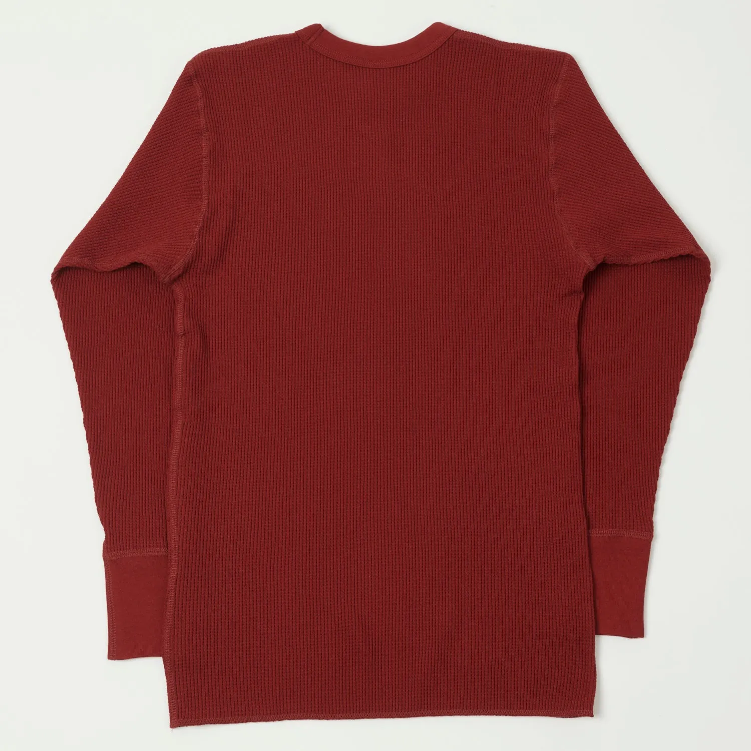 Freewheelers 'Power Wear' Crew Neck Thermal - Earthy Red