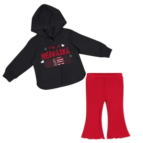 Girls' Nebraska Huskers Infant Flare 2-Piece Set