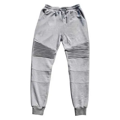 Gym Elastic Skinny Trousers Casual Harem Hip-hop Sweatpants Mens Fitness Jogger Pants