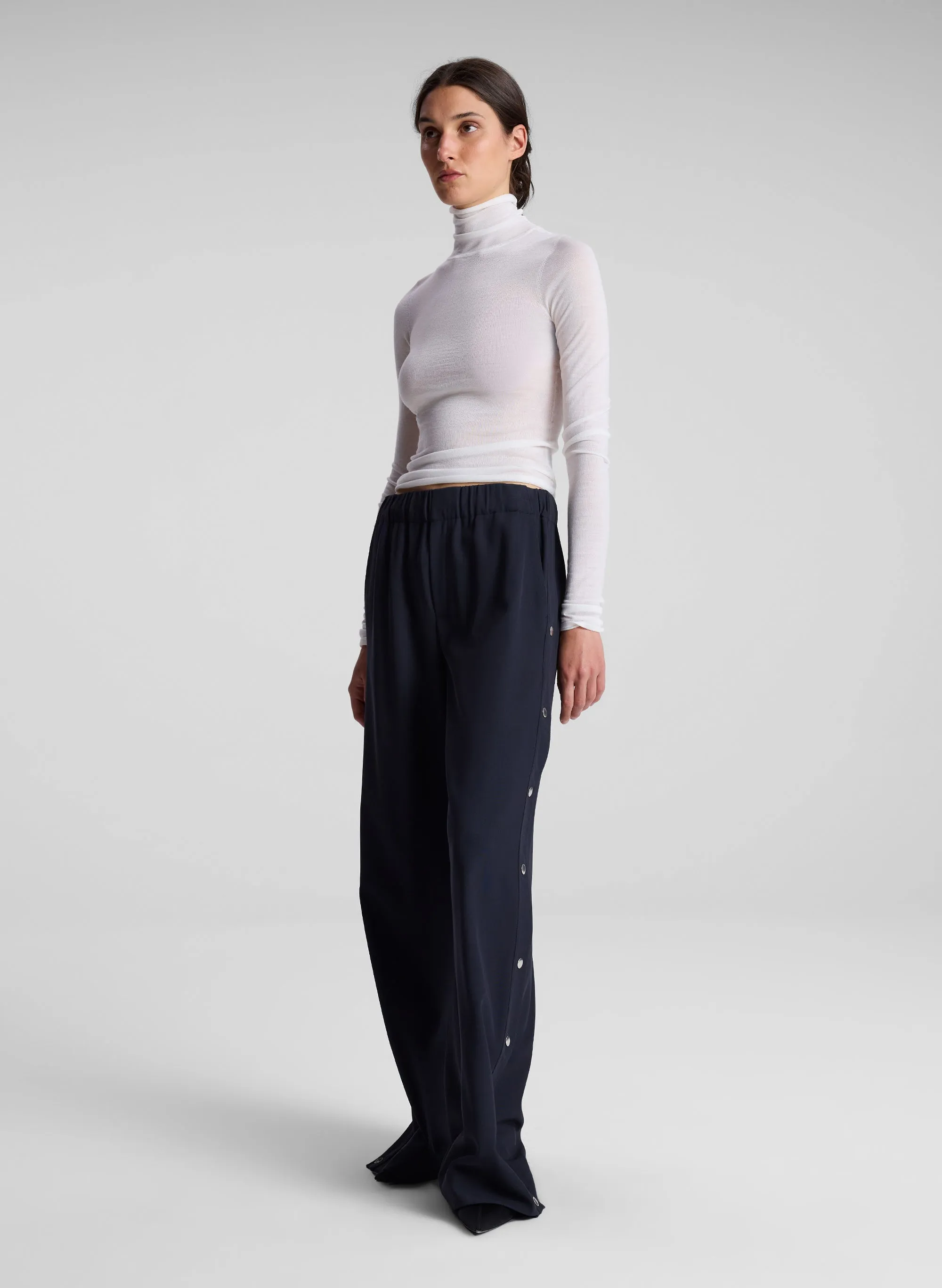 Hayes Fine Merino Turtleneck Top