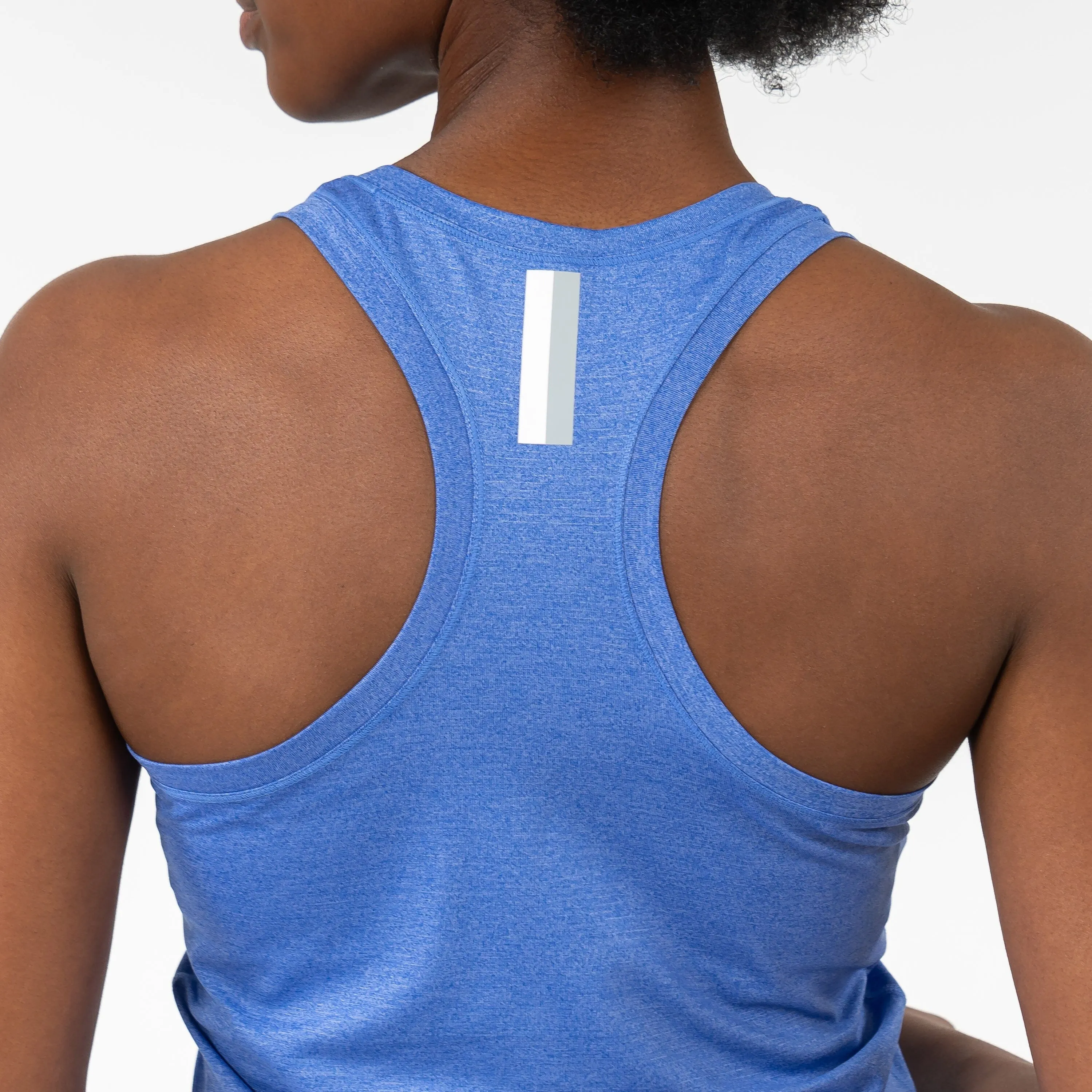 HIIT Tech Tank | Heather - Bunker Blue/Lavender Blue