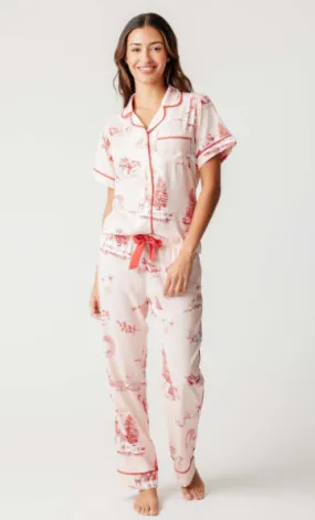 Holiday Toile Pajama Pants Set