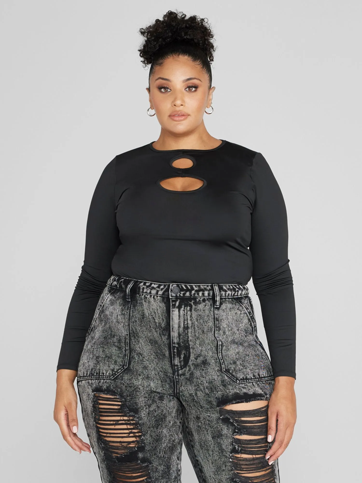 Katelyn Cutout Knit Top