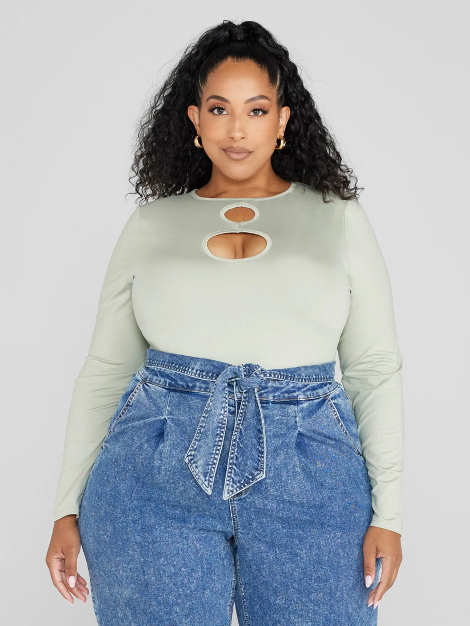 Katelyn Cutout Knit Top