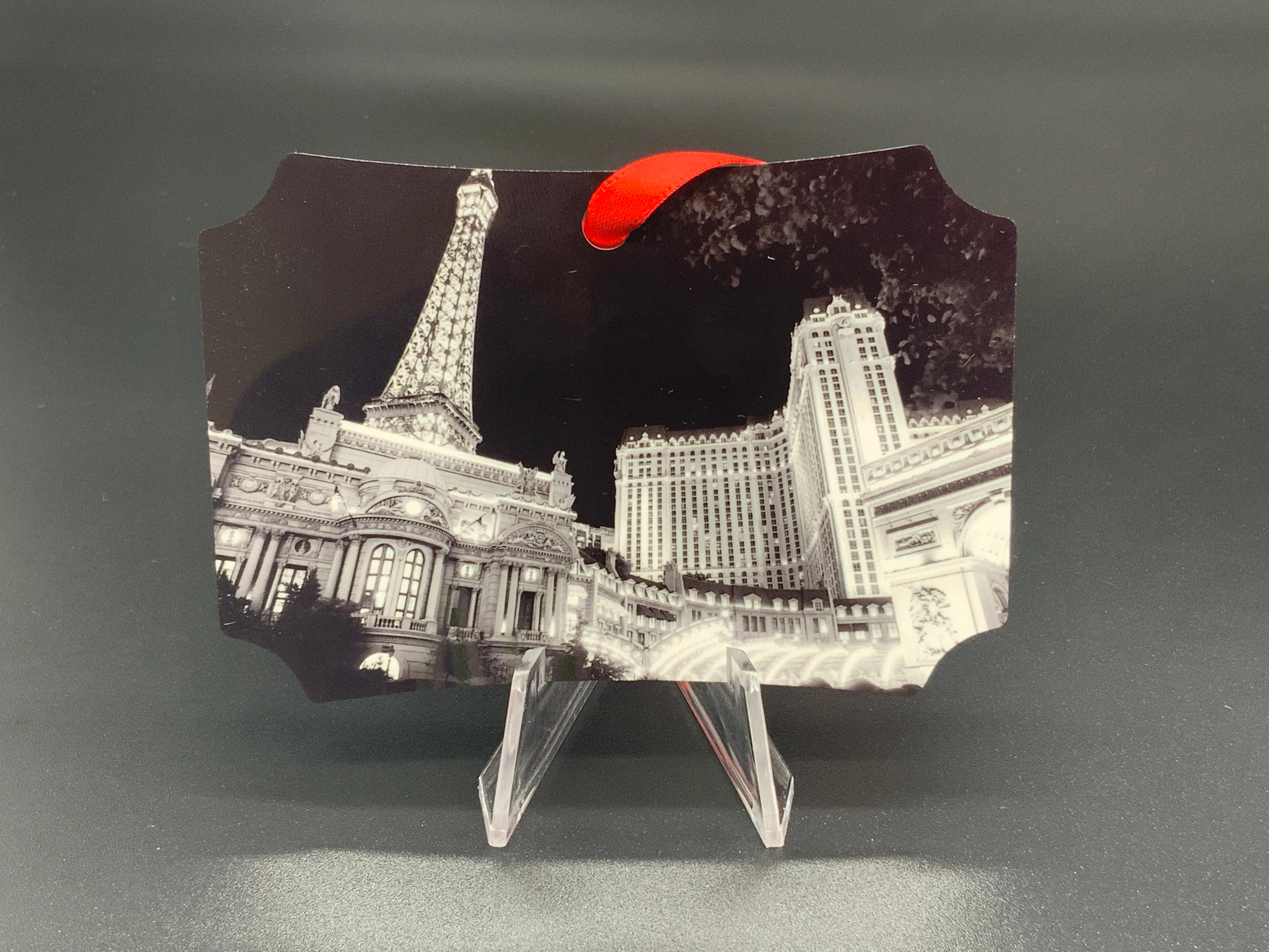 Las Vegas Metal Photo Ornament