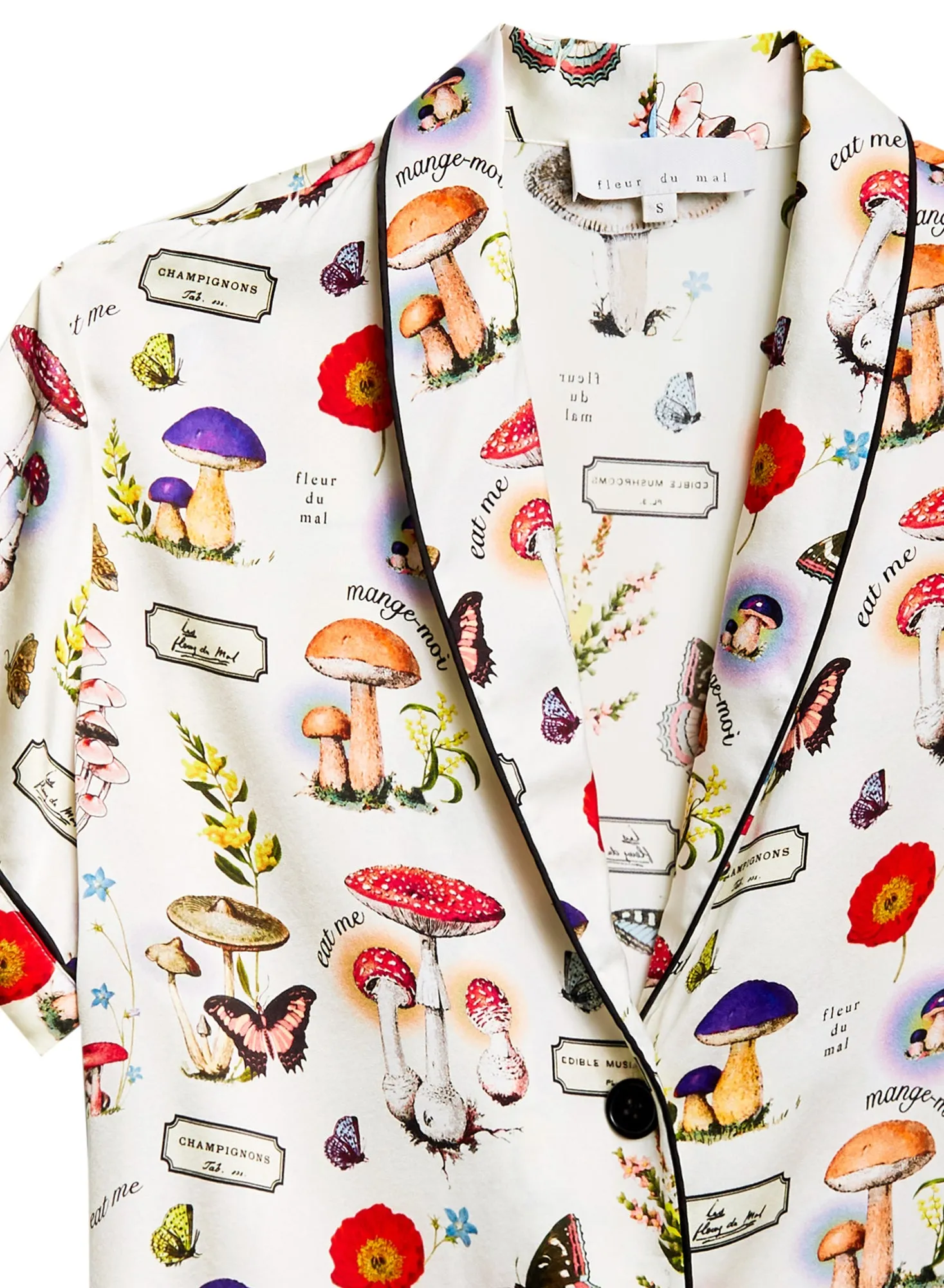 Magical Mushroom Short Sleeve PJ Top