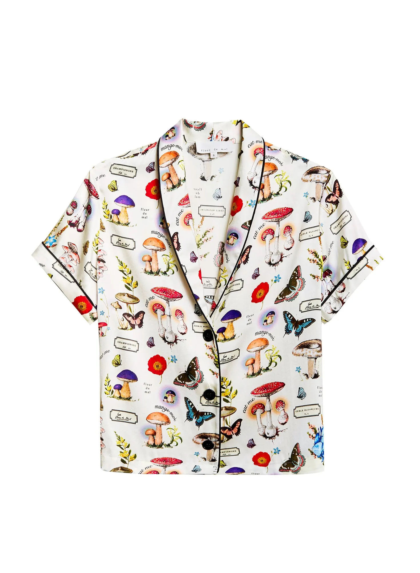 Magical Mushroom Short Sleeve PJ Top